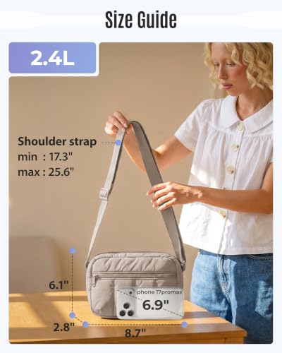 LIGHT FLIGHT Mini Puffer Crossbody Hobo Bag (various) - image 6