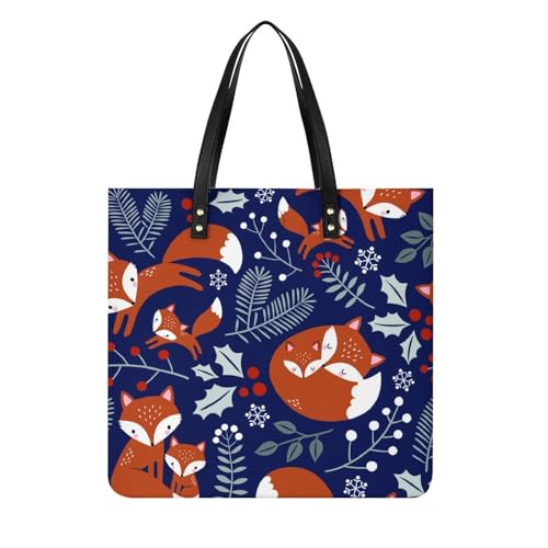 Sac à main shopper 39x39cm Renard Roux : grand volume pour ranger tous vos essentiels