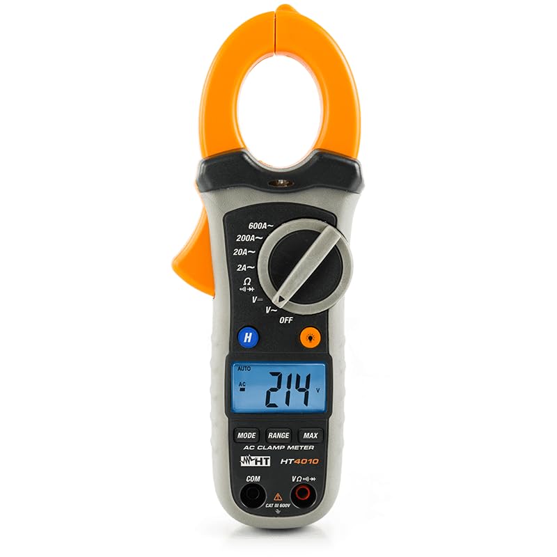 HT4010 Pinza Amperometrica Tester Digitale Led per misure di corrente fino a 600A CAT III HP004010