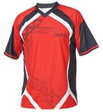 Cannondale Men's Cortina Mountain Bike Jersey, Red, X-Large