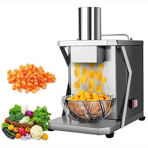 LYFDPN egetable Dicer Commercial 200 W – Elektrischer Gemüsehacker, Zerkleinerer für Zwiebel-Kartoffelschneider, Küchenmaschine LYFDPN egetable Dicer Commercial 200 W – Elektrischer Gemüsehacker, Zerkleinerer für Zwiebel-Kartoffelschneider, Küchenmaschine