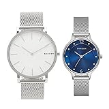 [スカーゲン]SKAGEN ペアウォッチ 収納BOX ペア時計 シンプル スリム シルバー ブルー メッシュブレス SKW6442SKW2307 腕時計 [並行輸入品]