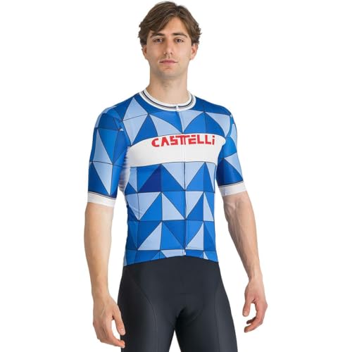 CASTELLI Camiseta Heritage, Celeste Italia, S