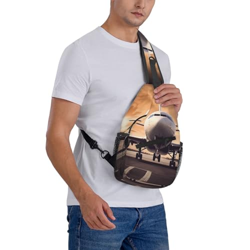 Sling Backpack Crossbody Sling Bag Airplane Chest Bag Daypack miniatura 7
