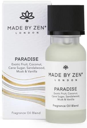 MADE BY ZENParadise Signature Fragrance Oil | Luxury Scents for Your Electric Diffuser | The Perfect Home Fragrance to Boost Your Mood (Paradise New)
