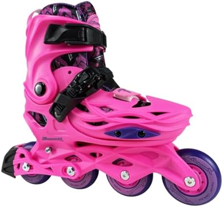 Patins Traxart Freemix Preto Inline Infantil - 68/70mm - ABEC-9