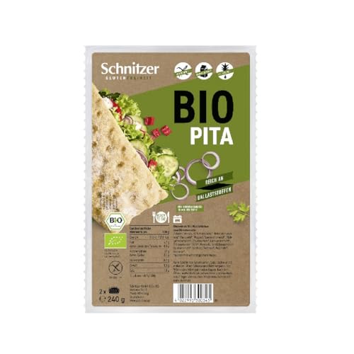 Pan de Pita bio Sin Gluten Schnitzer 240 g