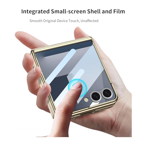 Coque Samsung Galaxy Z Flip 7 antichoc avec support magnétique violet