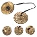 1Pair Durable Copper Yoga Cymbals Spiritual Mindfulness Instrument for Rituals Ethnic Music Celebratory Events