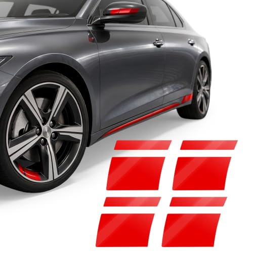 Image of Car Wheel Rim Reflective Decals,Stripes Stickers for 18-21 inch Wheels Tire Rim Decor