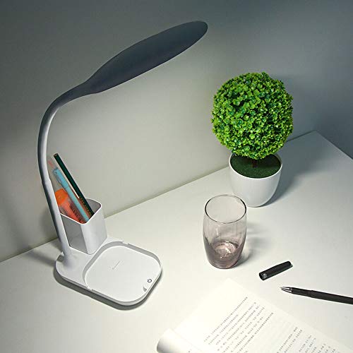 GUOCC luce da lettura vintage Portatile PORTATO Lampada da tavolo, lampada da tavolo regolabile, luce di protezione degli occhi, luce di lettura dimmerabile, lampada da comodino regalo, lampada da let - Image 4