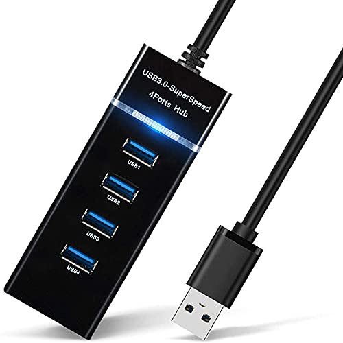 USB Splitter HUB Hub 4-Port 3.0 High Speed Interface Computer Splitterfür Desktop PC Laptop Adapter USB HUB Cover