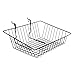 Multi-Purpose Sloping Basket - 12â€³ from wall, 15â€³ wide, 5â€³ high in back, 3â€³ high in front (Quantity 3)(3, Black)