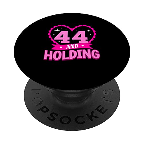 44 y celebración de 44 cumpleaños regalo para su cuadragésimo cuarto cumpleaños PopSockets PopGrip Intercambiable