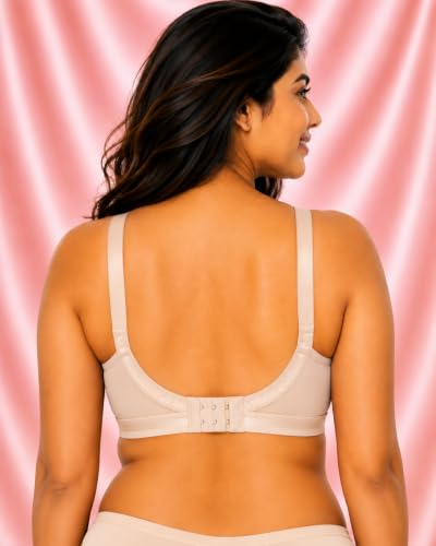 Image of SONA Perfecto Plus Size Cotton Full Coverage Bra for Women Heavy Bust