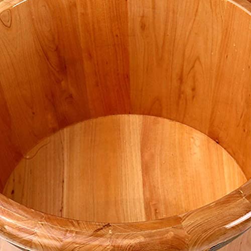 Bañera de madera Katzowen para pies, spa de pies con masaje, ideal para hogar, museo y hotel miniatura 5
