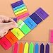 ExcelFu 2380 Pieces Flag Tabs Colored Page Markers Sticky Index Tabs Neon Note Tabs Page Flags, 17 Sets 7 Colors