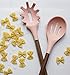 Country Kitchen Non Stick Silicone Utensil Set with Rounded Wood Handles for Cooking and Baking, 8 Piece Set, Pink