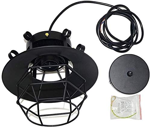 Lámpara de techo granero para iluminar espacios oscuros con estilo retro industrial 6