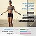 Jump Rope, HANDIO jump ropes 1/2 lb Weighted Jump Rope for Boxing, Cardio, Crossfit Workout, 8~10ft Range Adjustable Length Steel Ropes with Ball Bearings and Metal Handles, Jumpropes Suitable for Men
