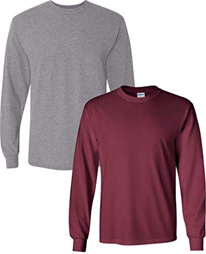 Image of Gildan Men's Ultra Cotton Long Sleeve T-shirt, Style G2400