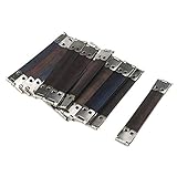 Coshar 20pcs Metal Internal Flex Frames Kiss Clasp Spring Clip Hook for Coin Bag Purse Wallet DIY Craft, 85mm Long