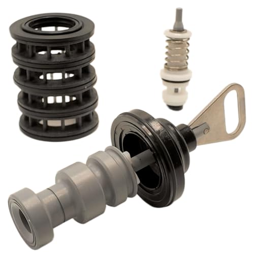 5600SXT Water Softener Rebuild Kit Replacement for Fleck 5600SXT Valve Includes 60102-71 Piston 60125 Seal & Spacer Kit 60032 Brine Valve Fix Leaks & Brine Draw Issues