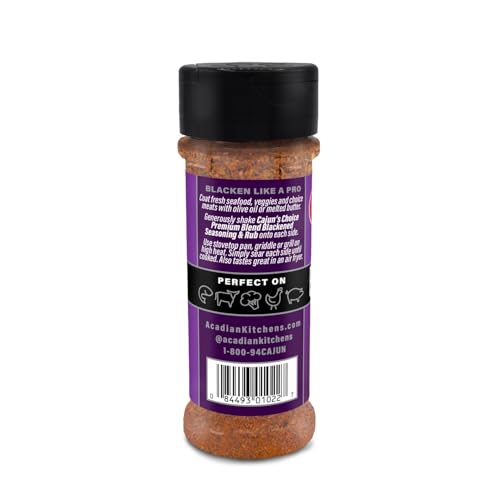 Cajun's Choice Louisiana Foods Blackened Seasoning - Case of 12 - 2.75 OZ