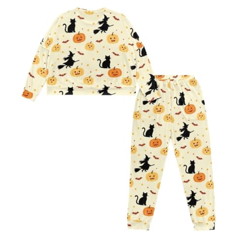 Image of Women's Pajamas Set Soft 2 Piece Loungewear Long Sleeve Pj Set