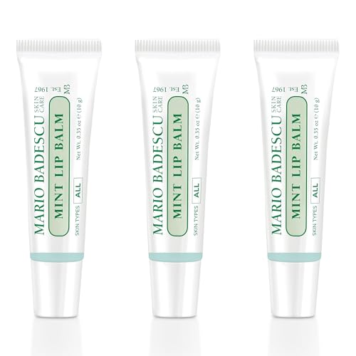 Image of Mario Badescu Moisturizing Lip Balm for Dry Cracked Lips, Infused with Coconut Oil and Shea Butter, Ultra-Nourishing Lip Care Moisturizer for Soft, Smooth and Supple Lips