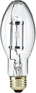 Philips Lighting MasterColor MHC100/U/MP/3K Elite HID Metal Halide Lamp, 100 W, Ceramic Metal Halide Lamp, ED17P Shape