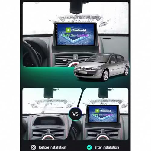 Pantalla Carplay inalámbrica para Renault Megane 2, viaja conectado con Mirror Link 3