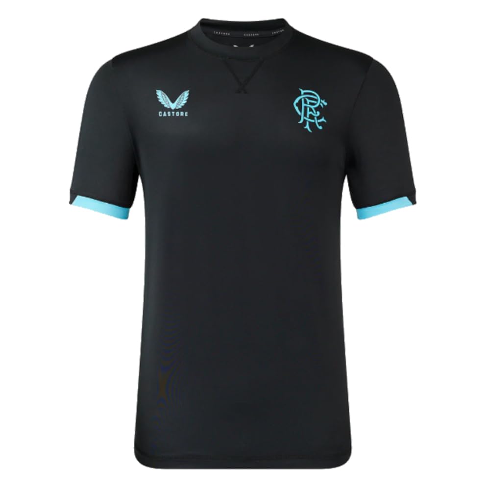 Castore Men's Rangers Travel T-Shirt 2023 2024 Adults - Peacoat Navy - S