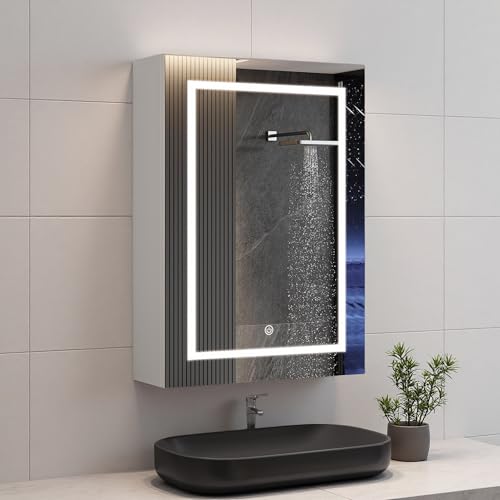 Armario con espejo de baño de 50