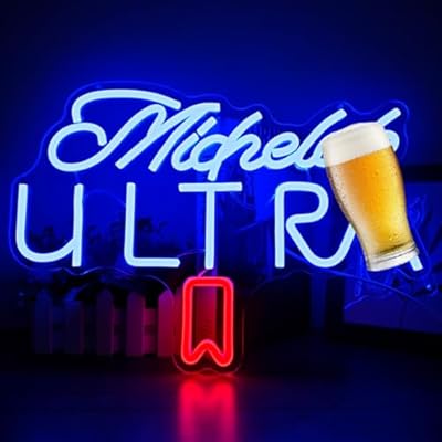 Geeinar Beer Neon Sign for Wall Decor Dimmable Beer Neon Signs Bar Led Sign Neon Sign for Man Cave Light Up Sign for Bedroom Home Bar Shop Pub Bistro Party Hotel Game Room Decor Gifts