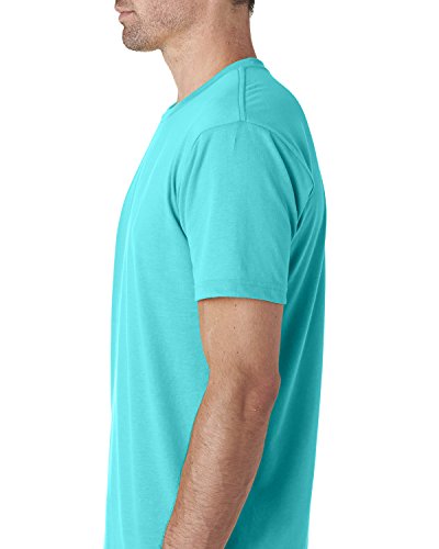 Next Level Mens Premium Fitted Sueded Crew. 6410 Tahiti Blue 3XL3