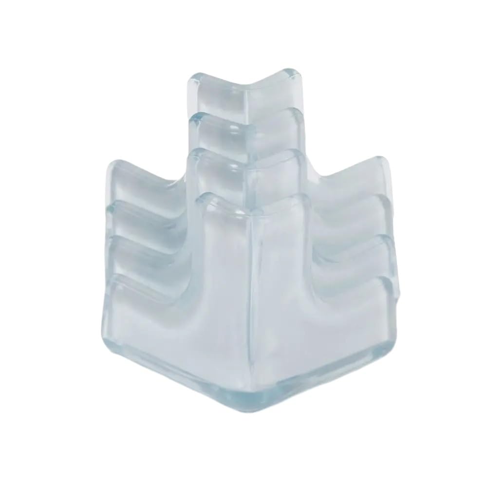 4PCS Desk Safety Anticollision Strip Table Corner Protector Edge Protection Guards(Transparent-2)