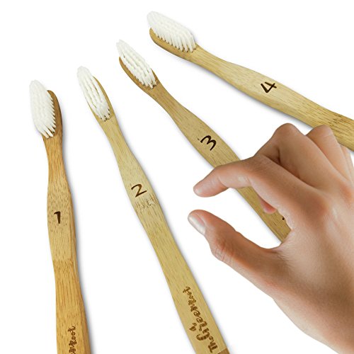 Spazzolini da denti in bambù per adulti con