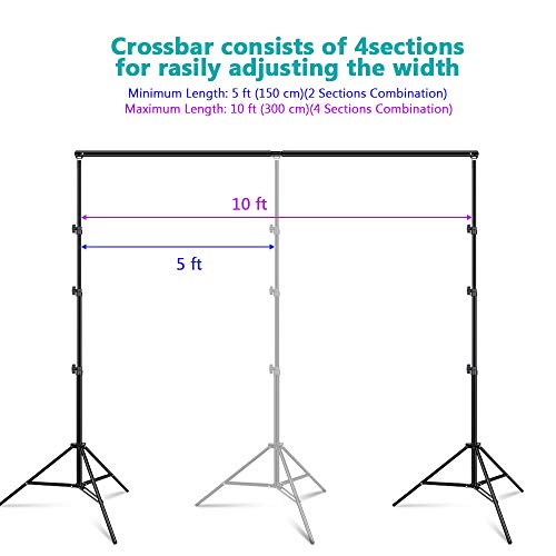 Présentation du produit : Support de toile de fond réglable pour studio photo et vidéo – Image 5