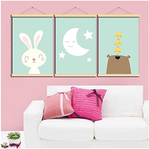 Affiche paysage minimaliste tramway poster toile murale 50x70 cm
