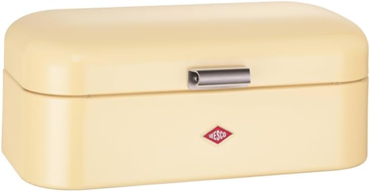 Wesco Single Grandy, Frühstücksbox, Brotdose, Butterbrotsdose, Weiß, Stahlblech