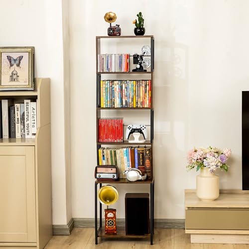 DVD-Shelf-6-Tier-CD-Storage-Rack-CD-Holder-with-Adjustable-Dividers-DVD-Tower-Rack-Media-Storage-Shelf-for-CDsDVDs-Books-Video-Games