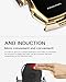 KMI CHOU A5 Phone Holder for Car,Automatic Clamping IR Intelligent Wireless Car Charger Mount - Car Charger Holder 10W Fast Charging for iPhone Xs Max/XR/X/8/8Plus Samsung S10/S9/S8/Note 8-Royal Blue