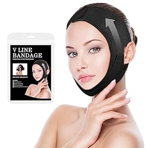 Reusable Double Chin Reducer Chin Strap – V Line Lifting Mask for Women Face Refined, double chin reducer machine, Breathable and Comfortable, Reduce Double Chin for Women and Men