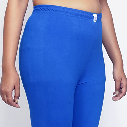 Image of Le-Soft Ladies Cotton Legging | Buttery Soft Stretchy Fit | Churidar Length | Leggings for Women and Girls | Small - 3XL Plus