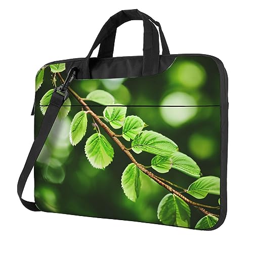 Sacoche ordinateur portable à brindilles blanches : le sac à bandoulière idéal pour le bureau