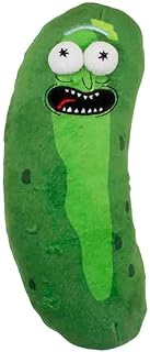 Buckle-Down Dog Toy, Comedy, Plush Squeaker Rick and Morty Pickle Rick Greens, DTPT-RMYR 10