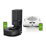 iRobot Roomba i7+ Wi-Fi Connected Robot Vacuum with Automatic Dirt Disposal and Braava Jet m6 Robot Mop Bundle (2 Items)