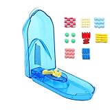 Multiple Tablet Pill Splitter Cutter Chopper Medicine Divider with Built-in Blade for an Accurate...