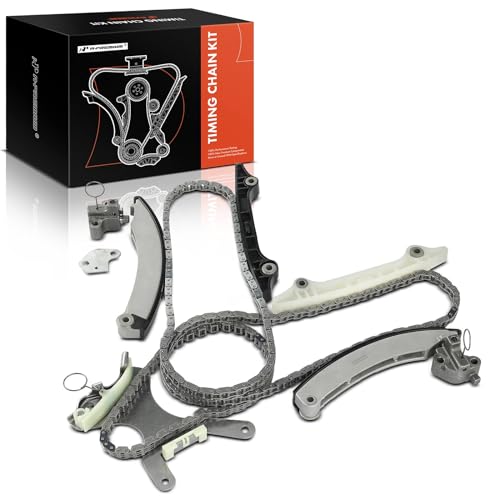 A-Premium Engine Timing Chain Kit [fits SOHC, 6Cyl 3.7L] Compatible with Dodge Dakota, Durango, Nitro, Ram 1500 & Jeep Commander, Grand Cherokee 5-10 & Liberty & Mitsubishi Raider & Ram 1500, Dakota